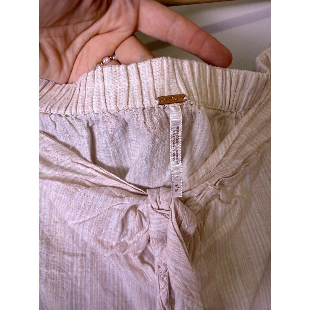 Free People Hello There Beautiful Top Off Shoulder Blouse M - Picture 4 of 5